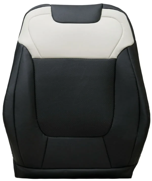 Ford Taurus Seat Covers (2023–2024) Custom-Fit PVC Leather – Black - Light Grey