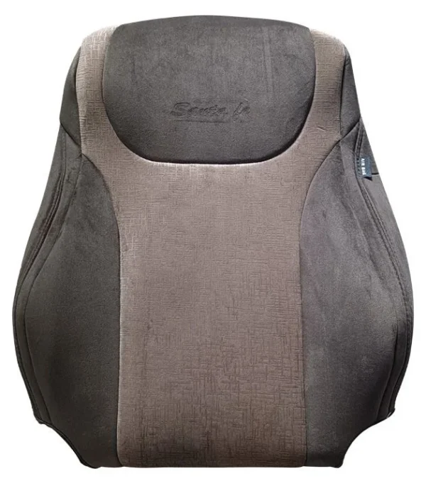 Hyundai Santa Fe Seat Covers (2019–2023) Custom-Fit Coffee Velvet Fabric