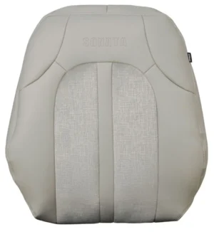 Hyundai Sonata Seat Covers (2020–2024) Custom-Fit Velvet + PVC Leather – Light Beige