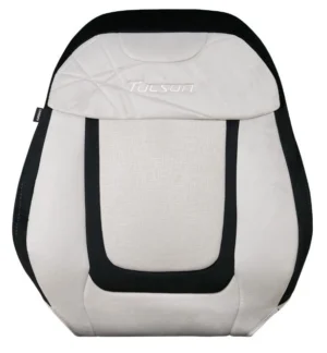 Hyundai Tucson Seat Covers (2021–2024) Custom-Fit Velvet Fabric – Black Light Grey