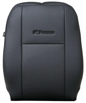 Toyota FJ Cruiser Seat Covers (2008–2020) Custom-Fit Black PVC Leather