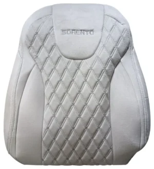 Kia Sorento Seat Covers (2020–2024) Custom-Fit Velvet Fabric – Light Grey