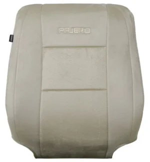 Mitsubishi Pajero Seat Covers (2007–2021) Custom-Fit Velvet Fabric – Light Beige