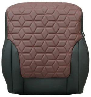Nissan Patrol Seat Covers (2025) Custom-Fit PVC Leather – Black Maroon