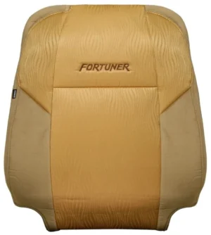 Toyota Fortuner Seat Covers (2016–2024) Custom-Fit Khaki Velvet Fabric