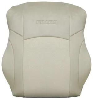Toyota Prado Seat Covers (2021–2024) Custom-Fit Velvet Fabric – Beige