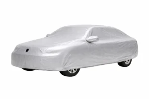 Toyota Camry Car Cover (2025-2026) – PVC Leather (Silver) with Cotton Backing
